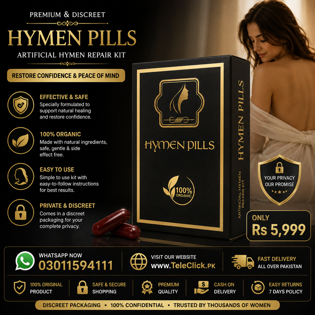 Artificial Hymen Repair Kit in Pakistan - 03011594111