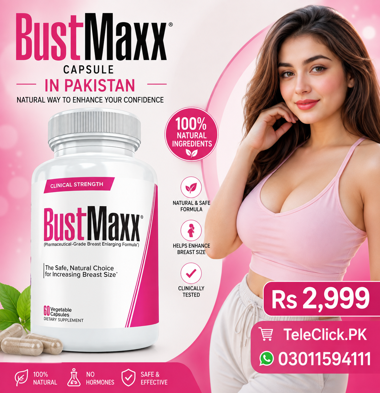 Bustmaxx Capsule In Pakistan - 03011594111 — photo 1