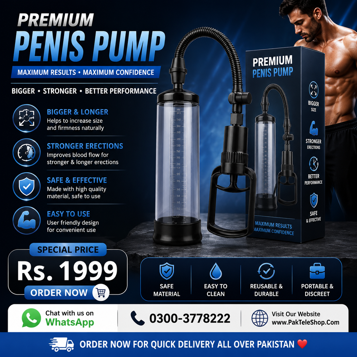 Penis Enlargement Pump Price In Pakistan
