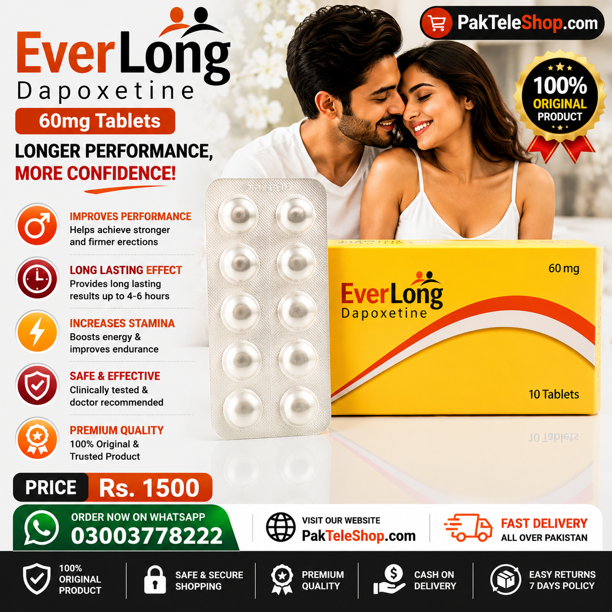 Everlong Tablets In Pakistan - 03003778222