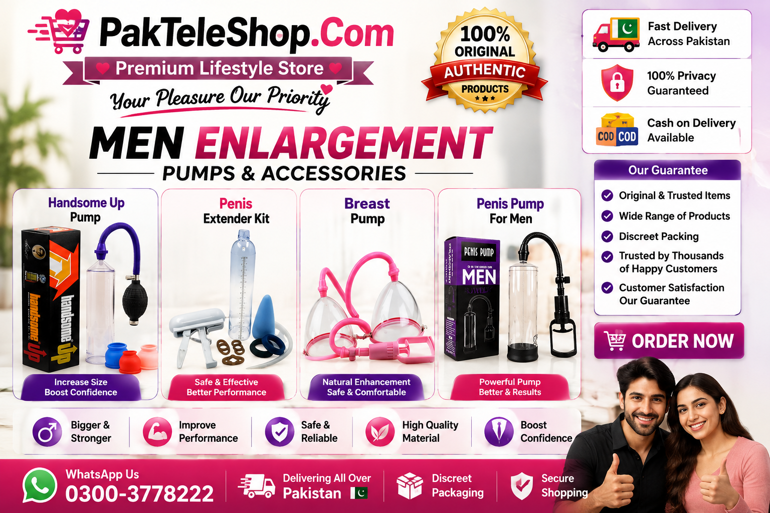 Enlargement Pump Price In Pakistan - 03003778222