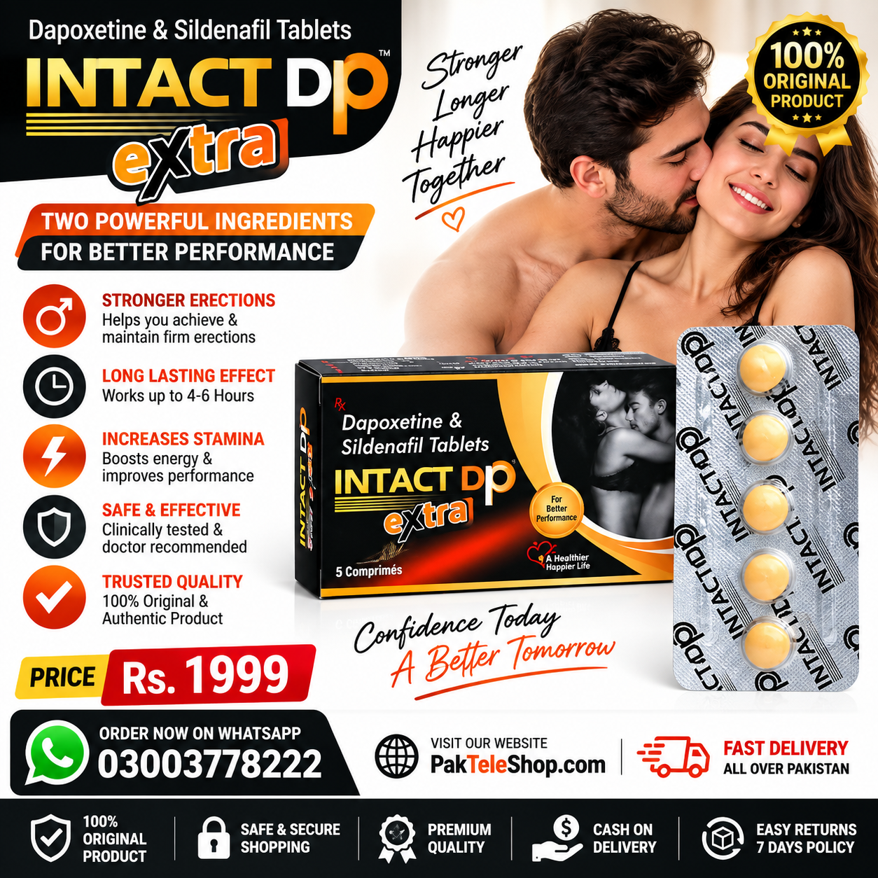 Intact DP Extra Tablets In Pakistan - 03003778222
