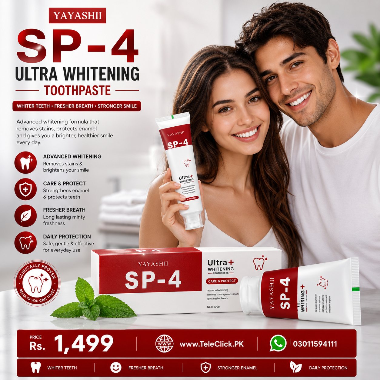 Sp-4 Ultra Whitening Toothpaste - 03011594111