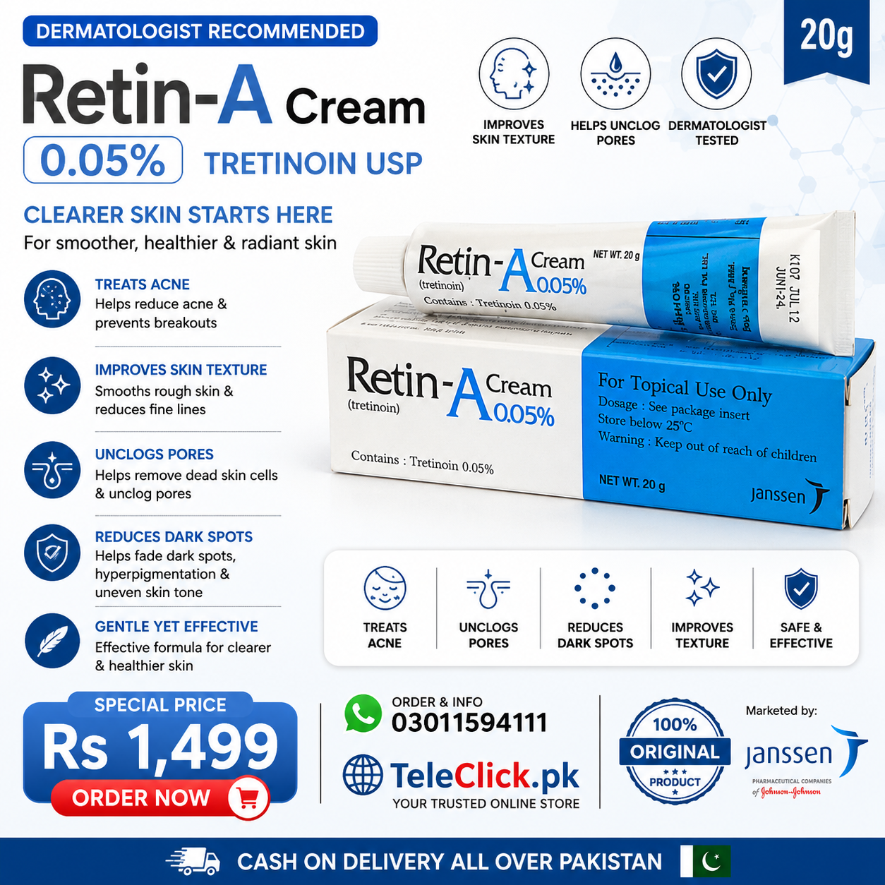 Retin A Cream 0.5 In Pakistan - 03011594111