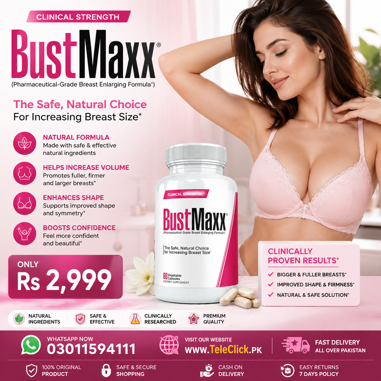 Bustmaxx Capsule In Pakistan - 03011594111