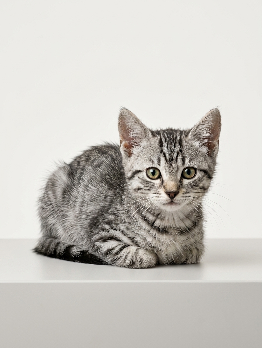 Persian Mix Silver Tabby Kitten – Pets Factory Special Listing