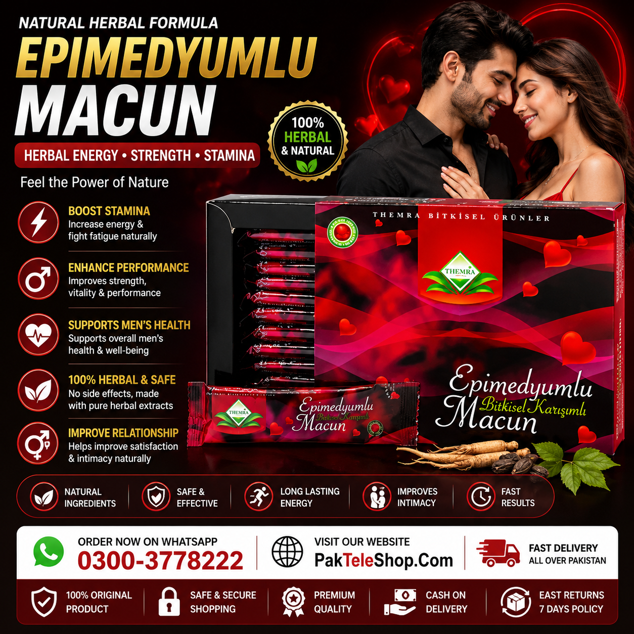 Epimedyumlu Macun Sachets In Pakistan