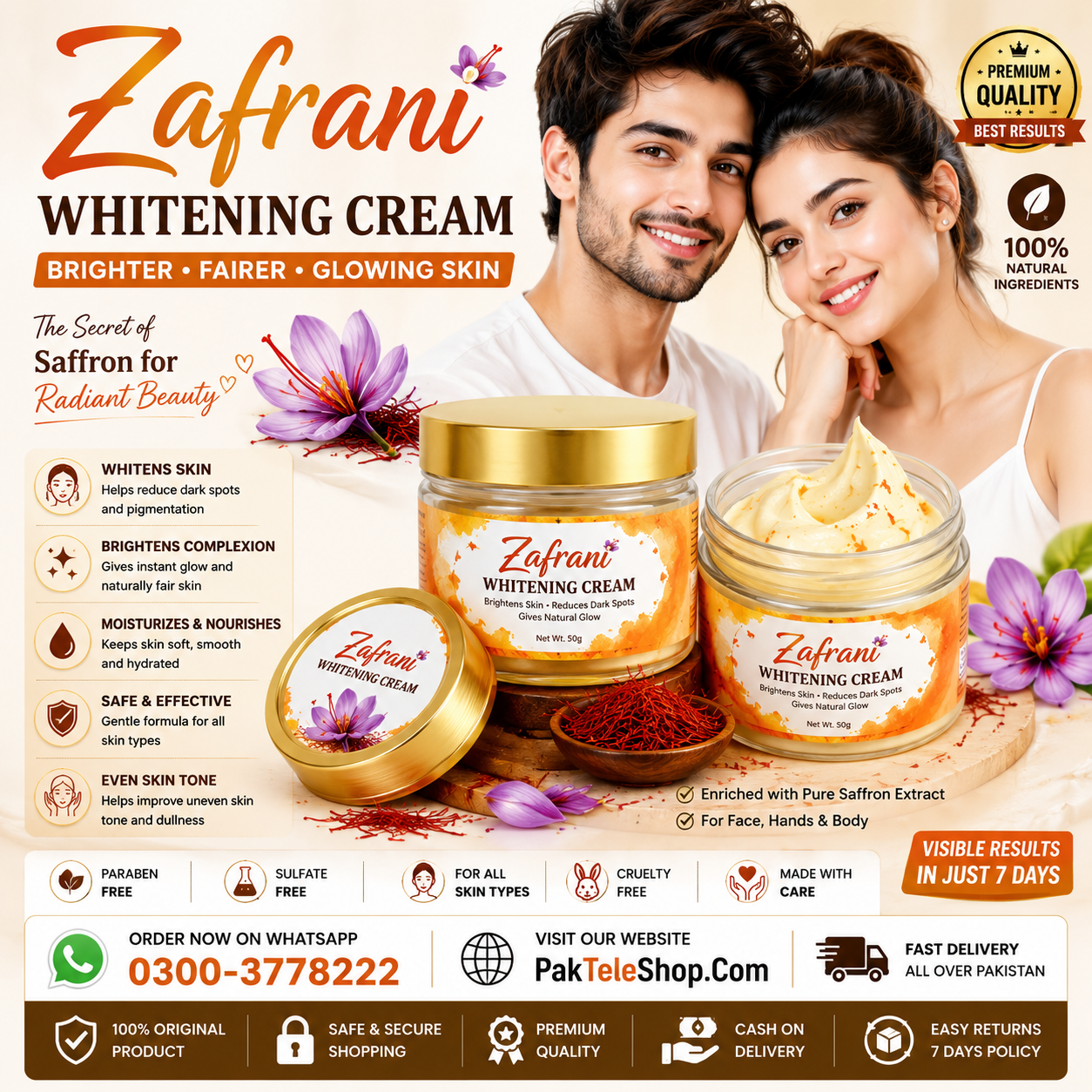 Zafrani Whitening Cream