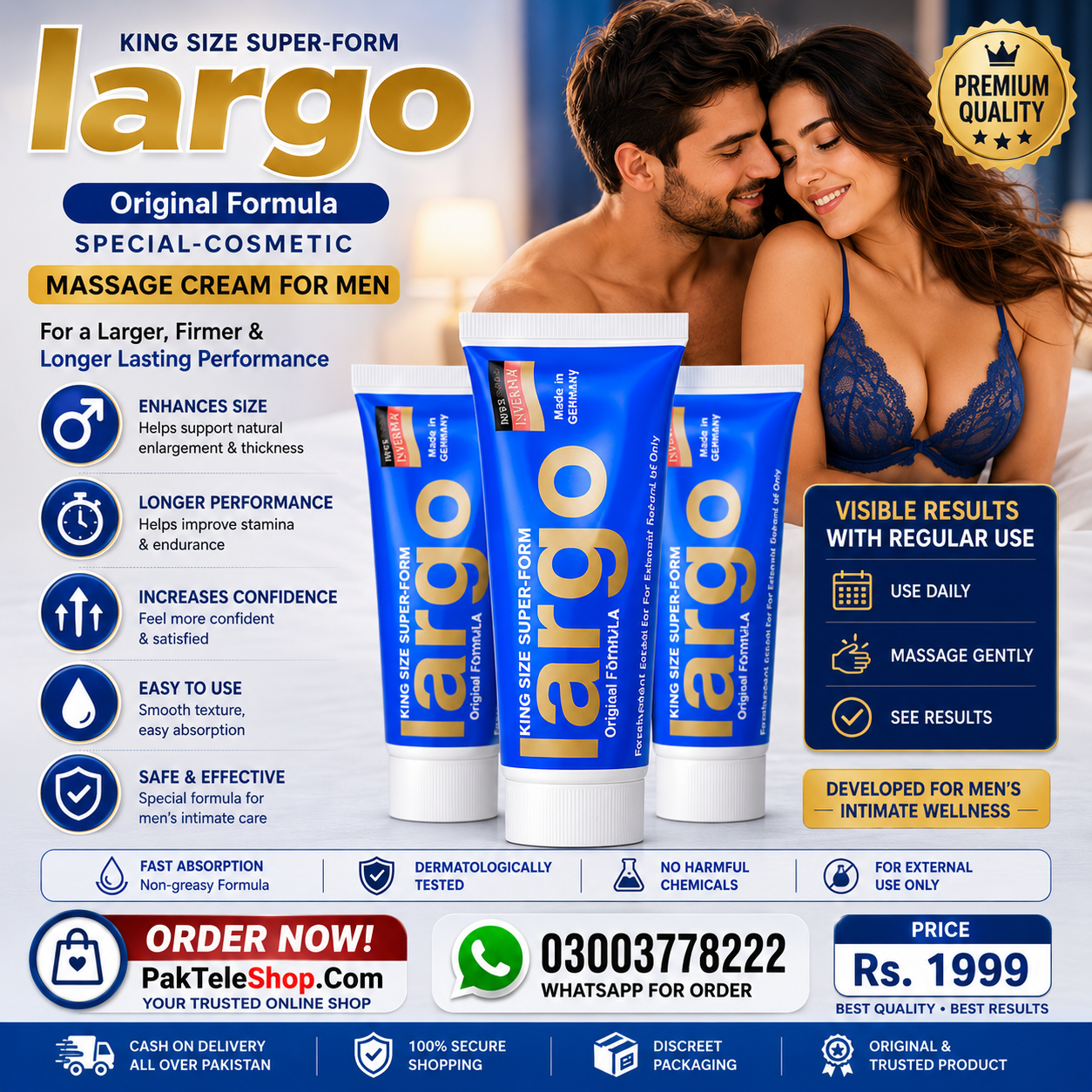 Largo Cream In Pakistan - 03003778222